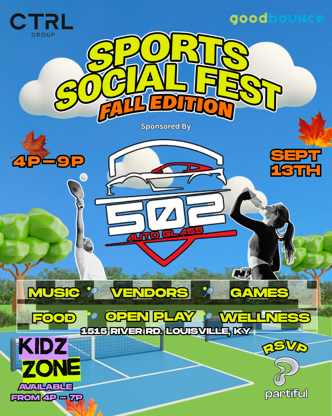 Sports Social Fest — Fall Edition flyer